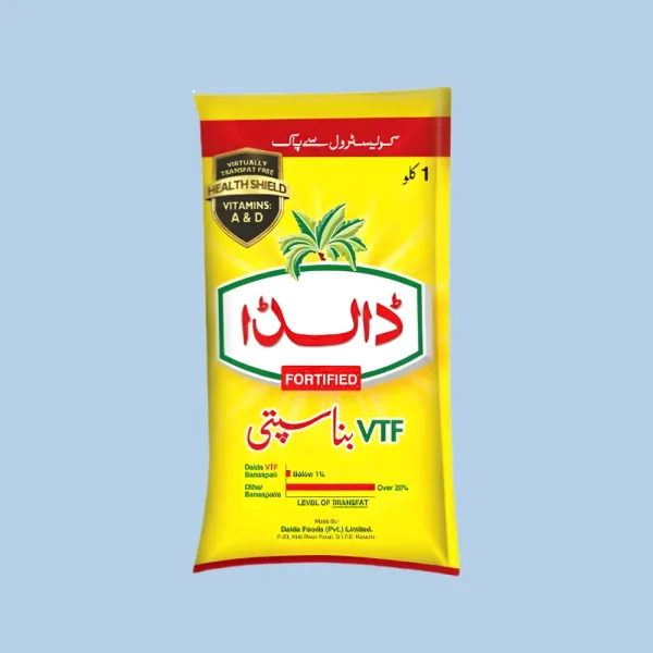 Dalda VTF Banaspati Ghee Single Pouch 1 Litre